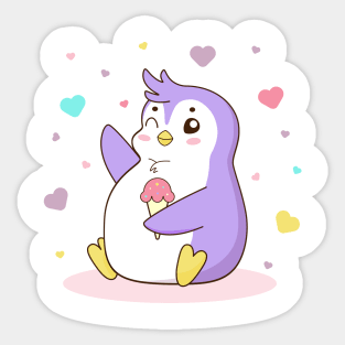 Cute penguin Sticker